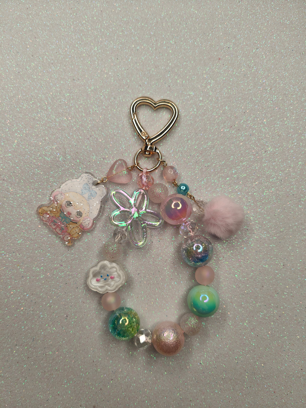 Round Style Bag Charm