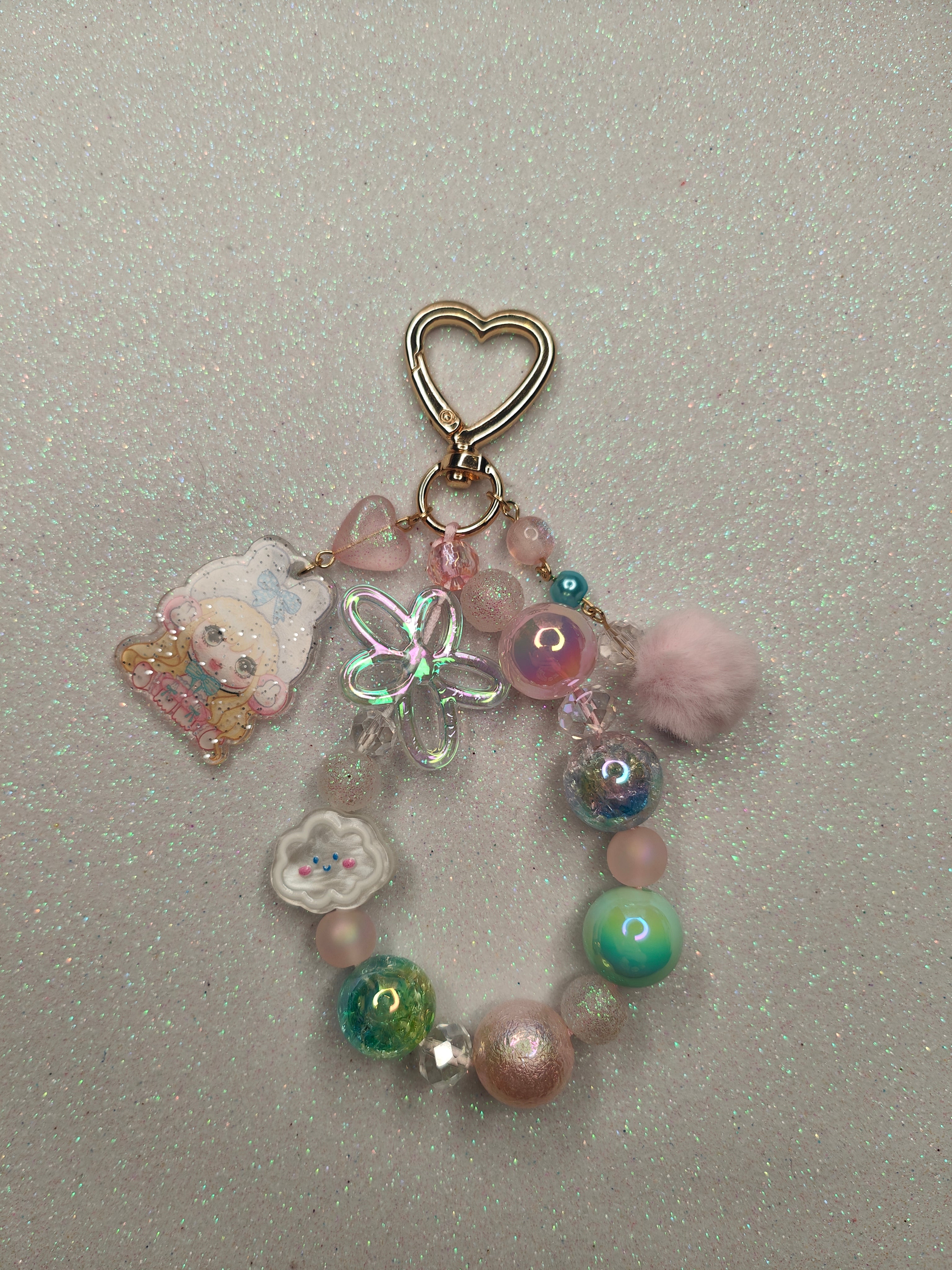 Round Style Bag Charm
