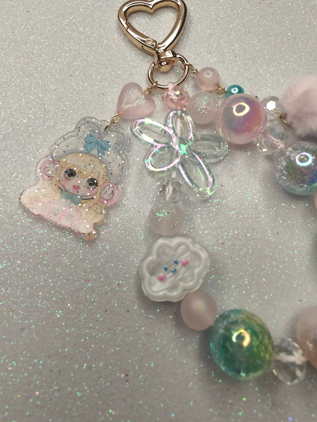 Round Style Bag Charm