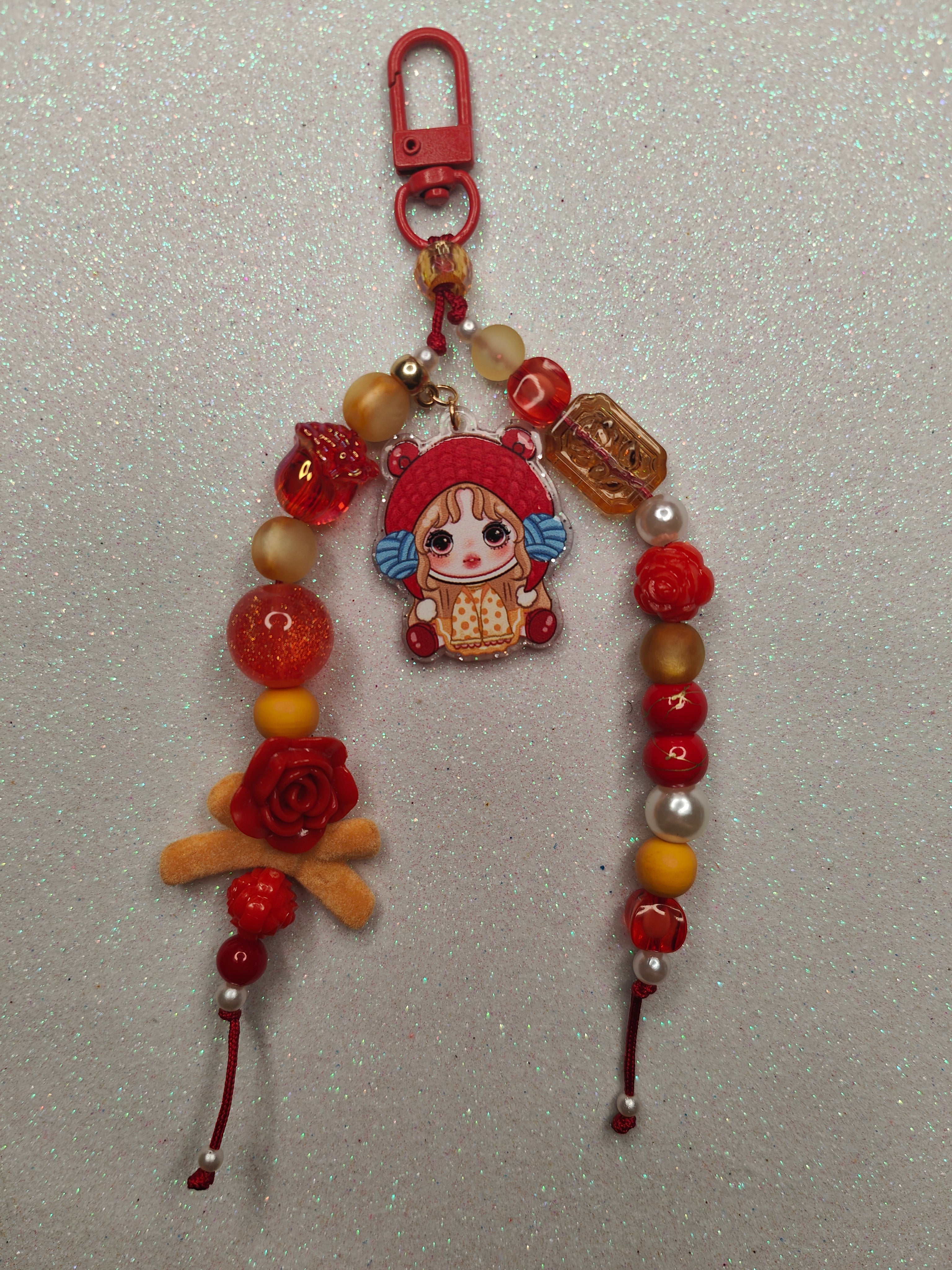 Red SP Bag Charm