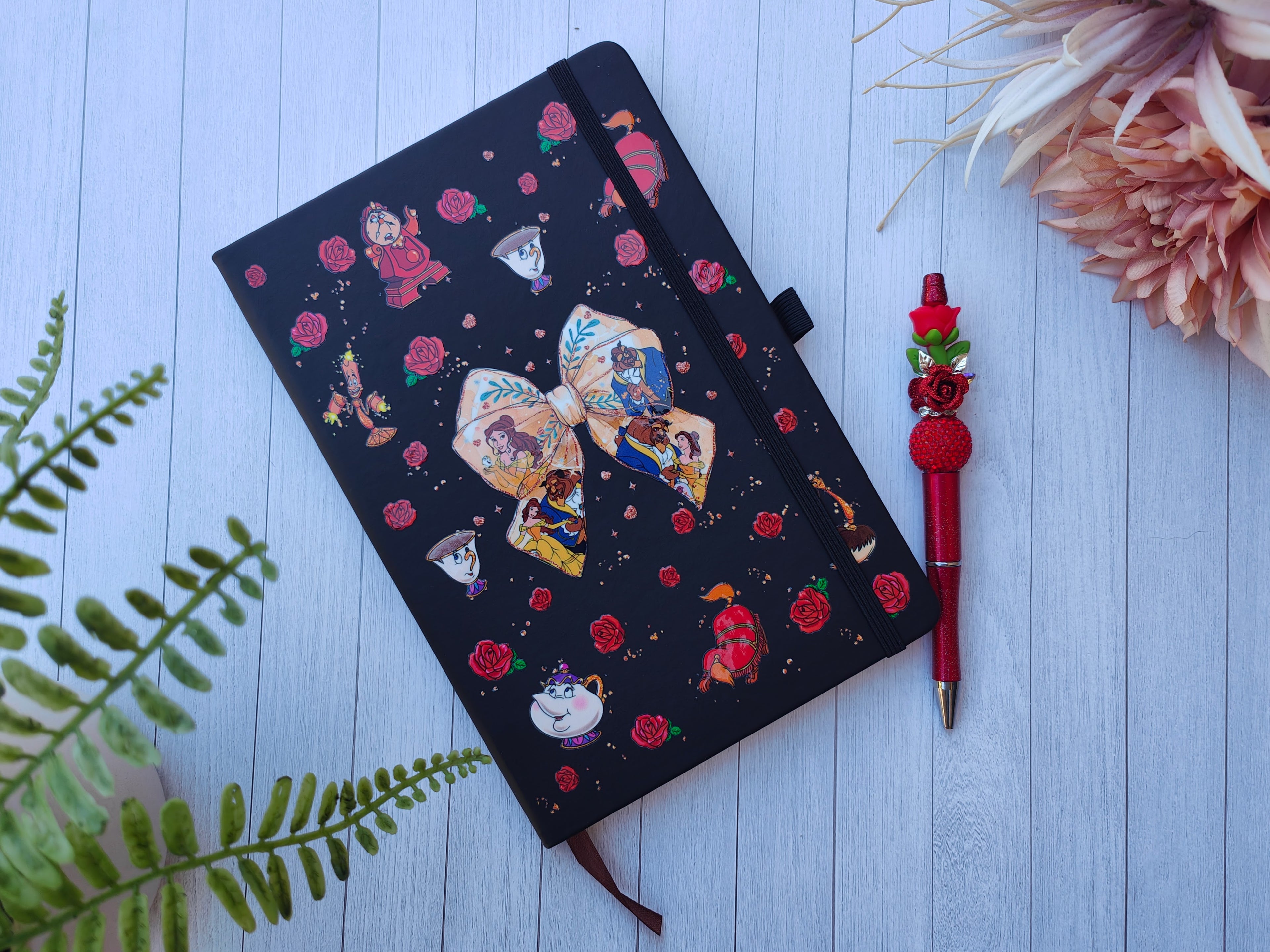 Beauty & the Beast A5 Notebook & Pen