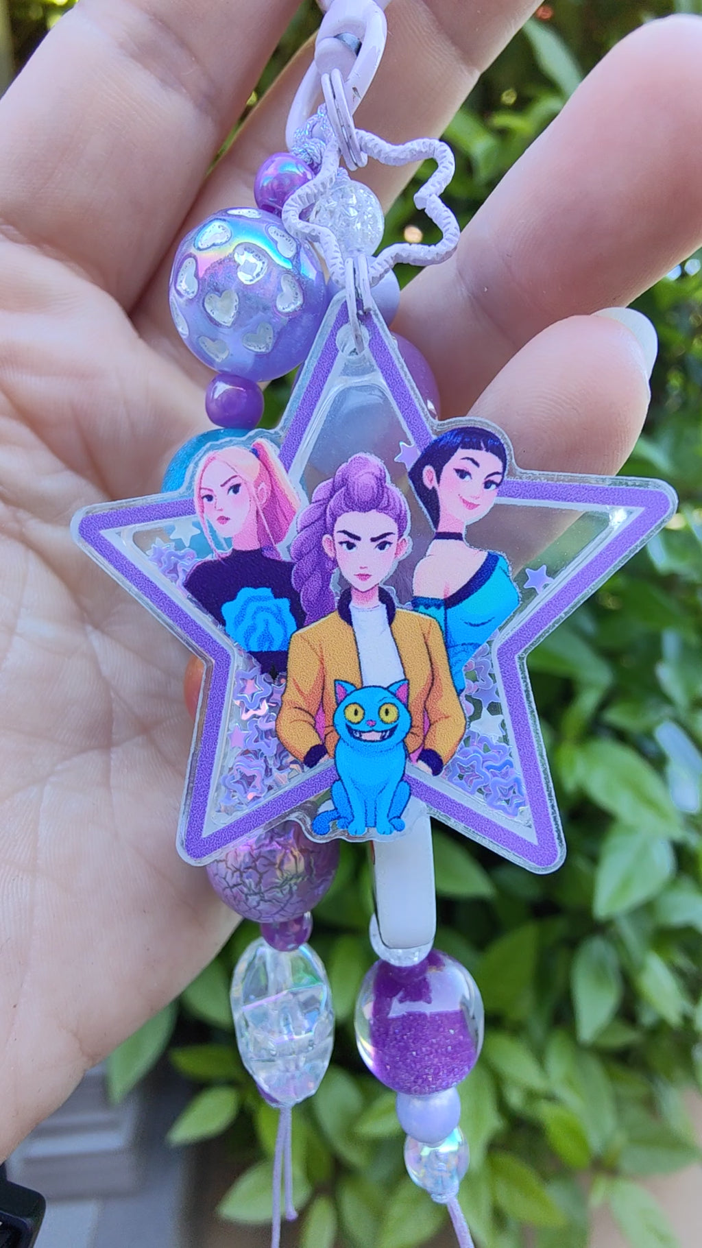 KPop Demon Hunters Star Bag Charm
