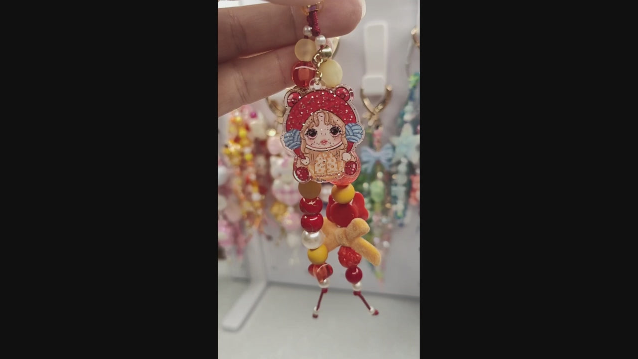Red SP Bag Charm