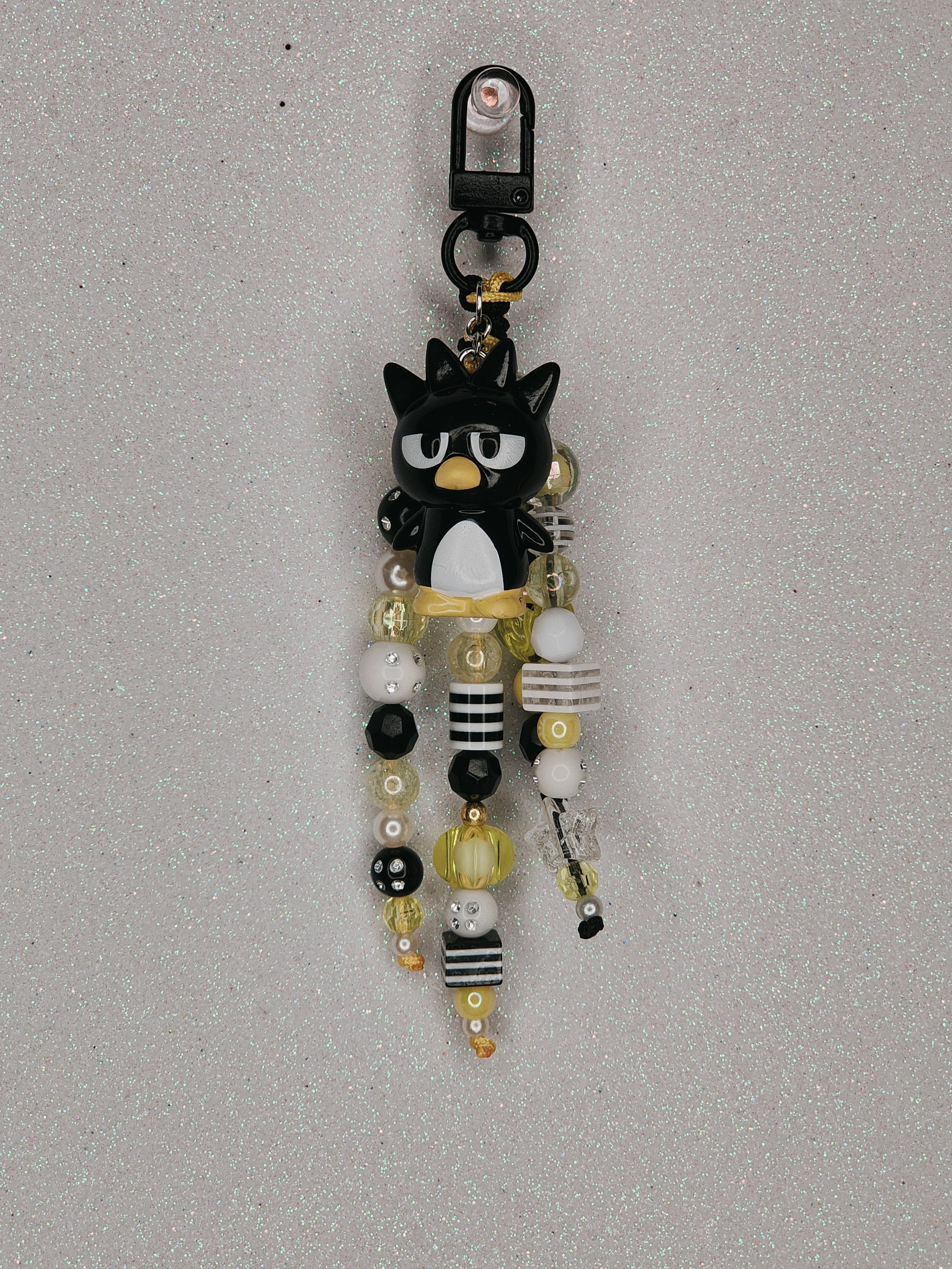 Black & Yellow Bag Charm