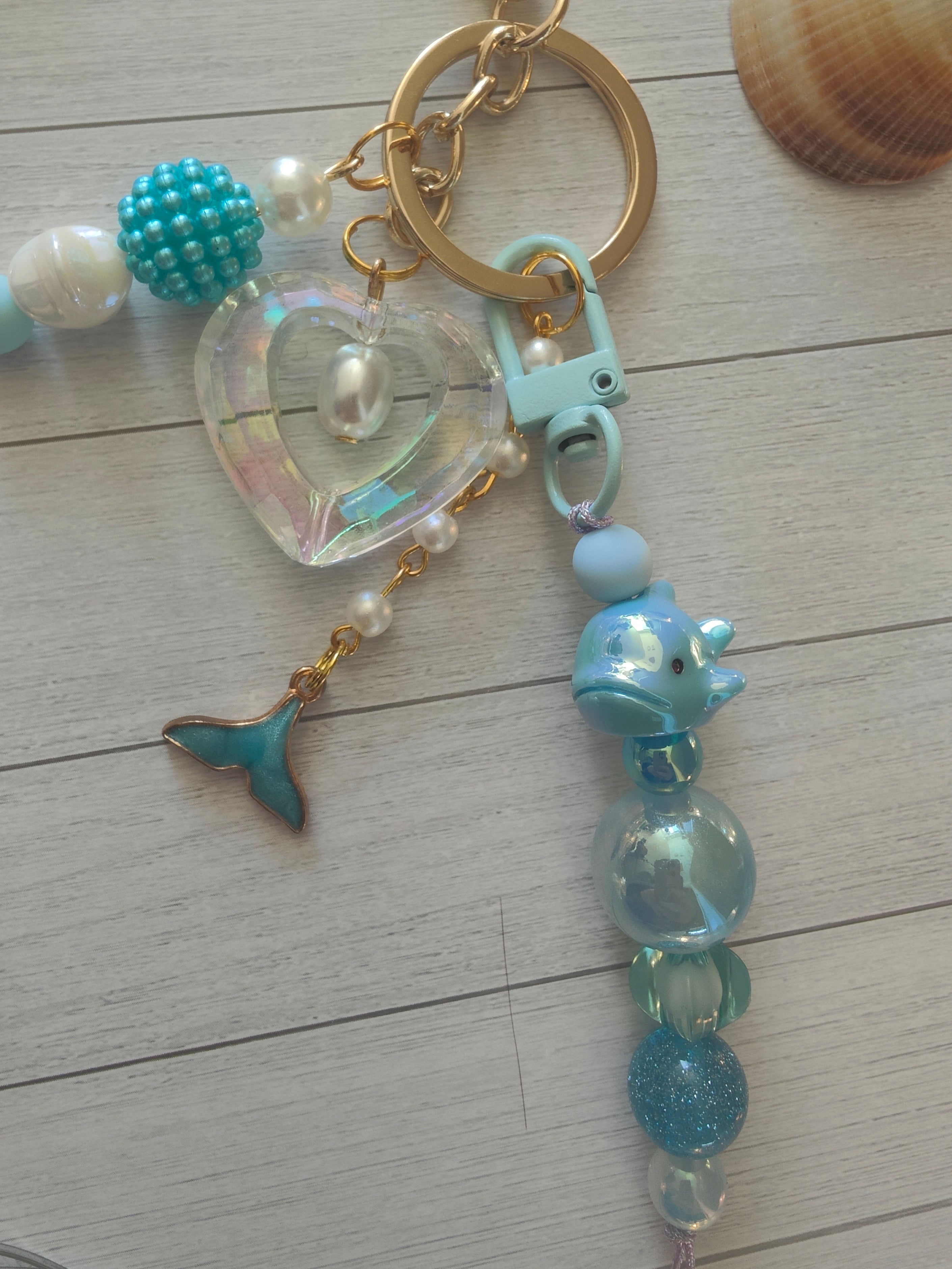 Blue Ocean Bag Charm
