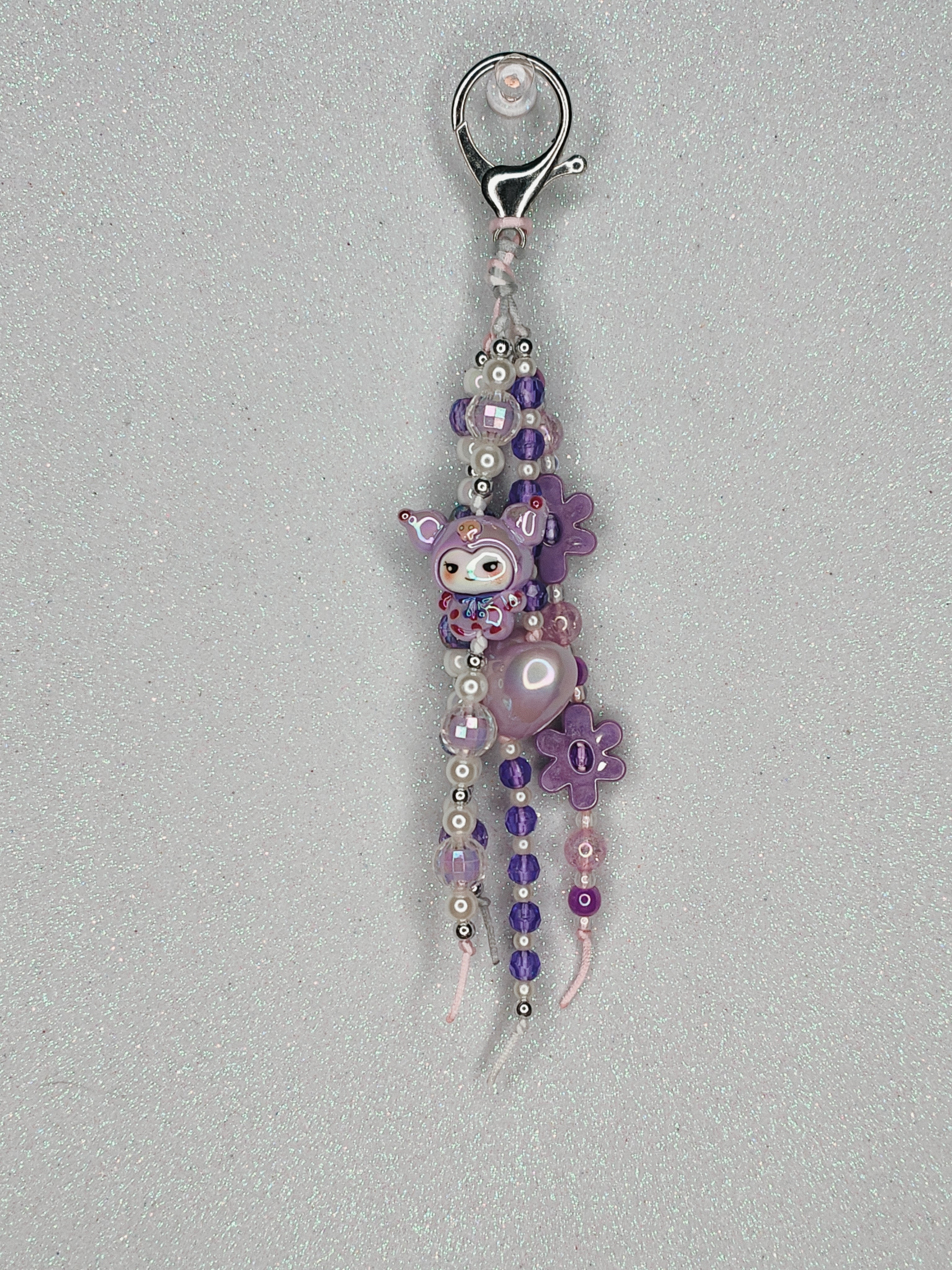 Purple Bag Charm