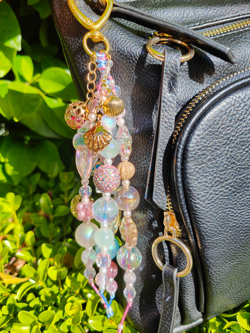 Pearls & Seashells Bag Charm