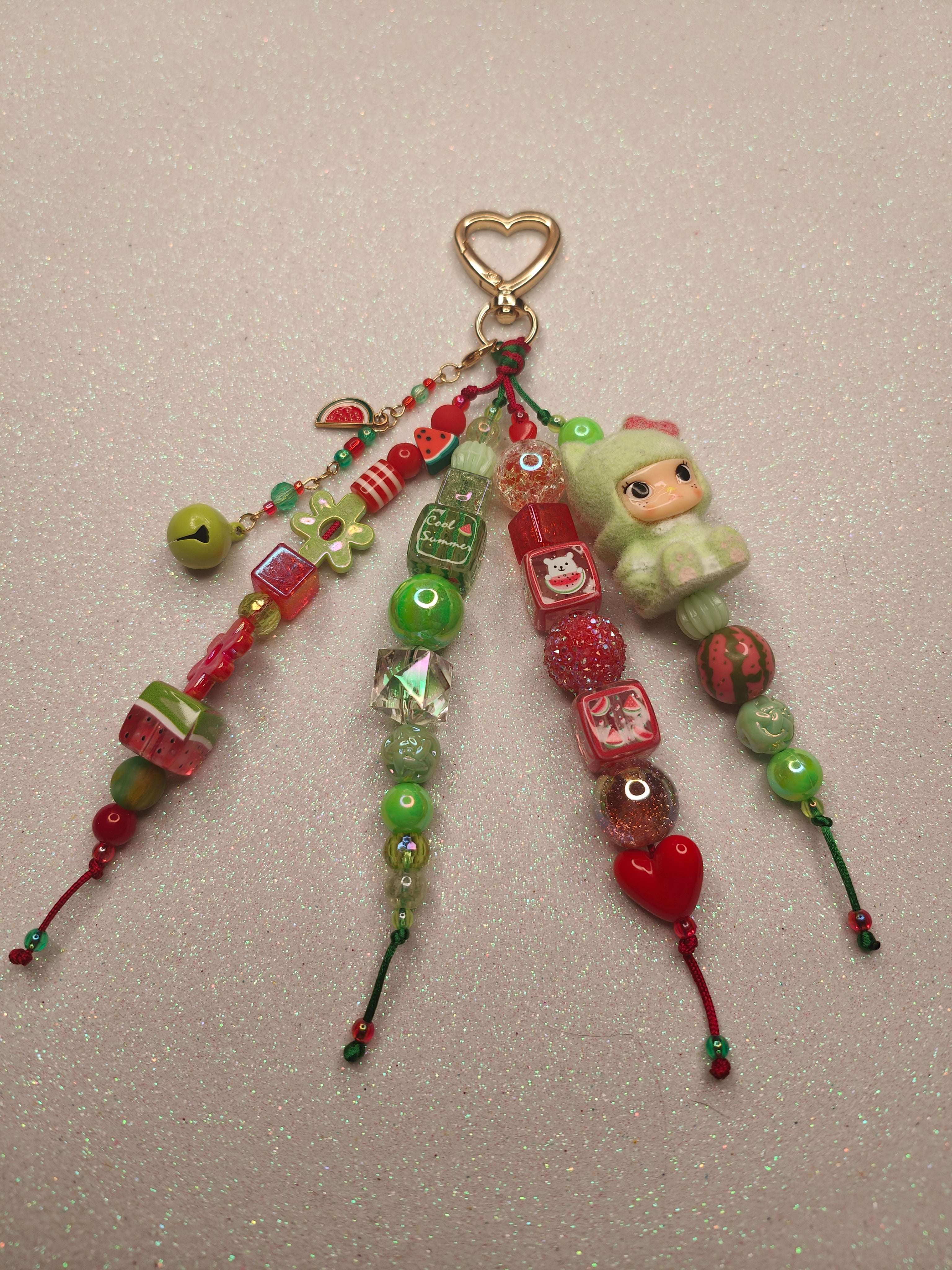 Watermelon Bag Charm