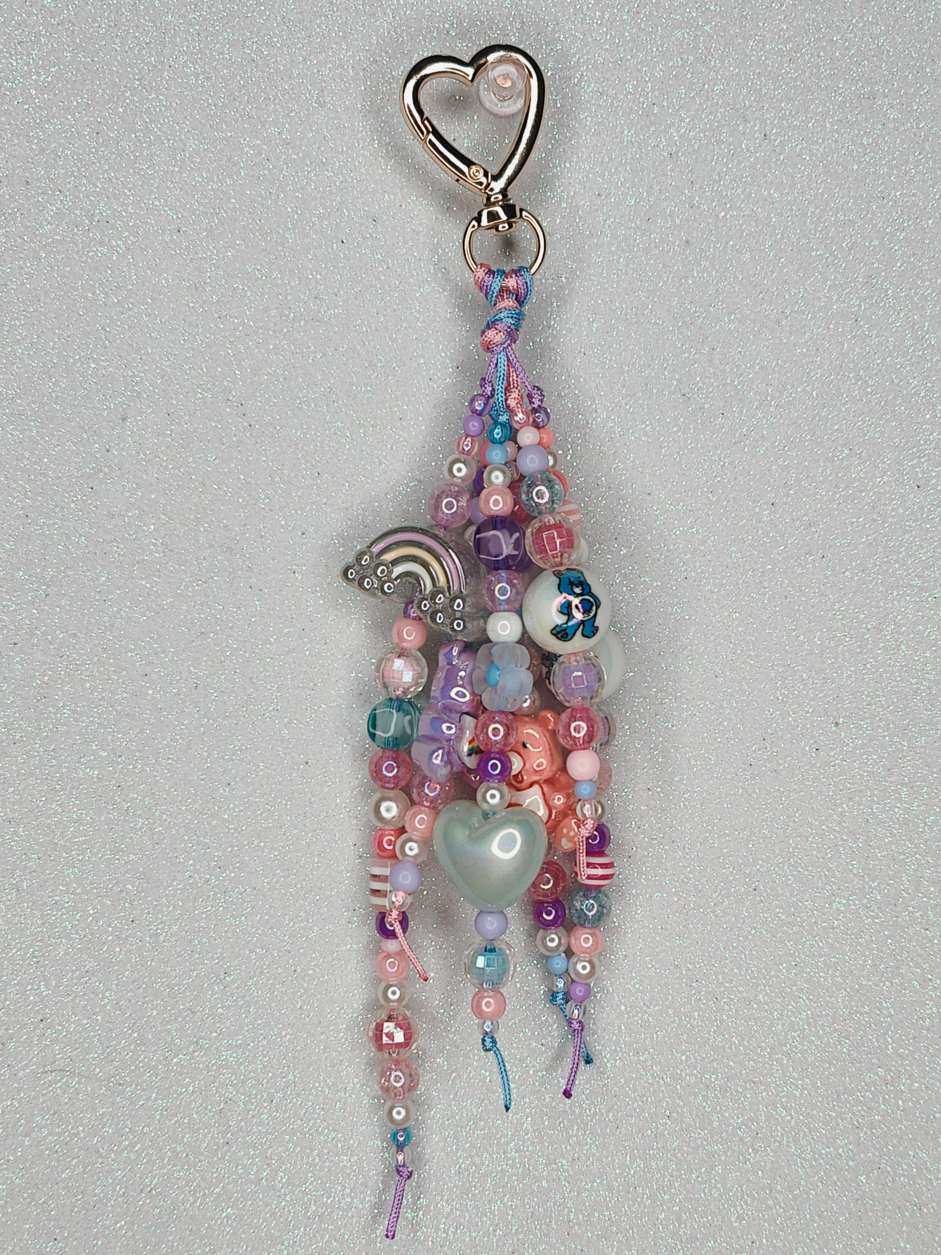 Purple & Blue Bag Charm