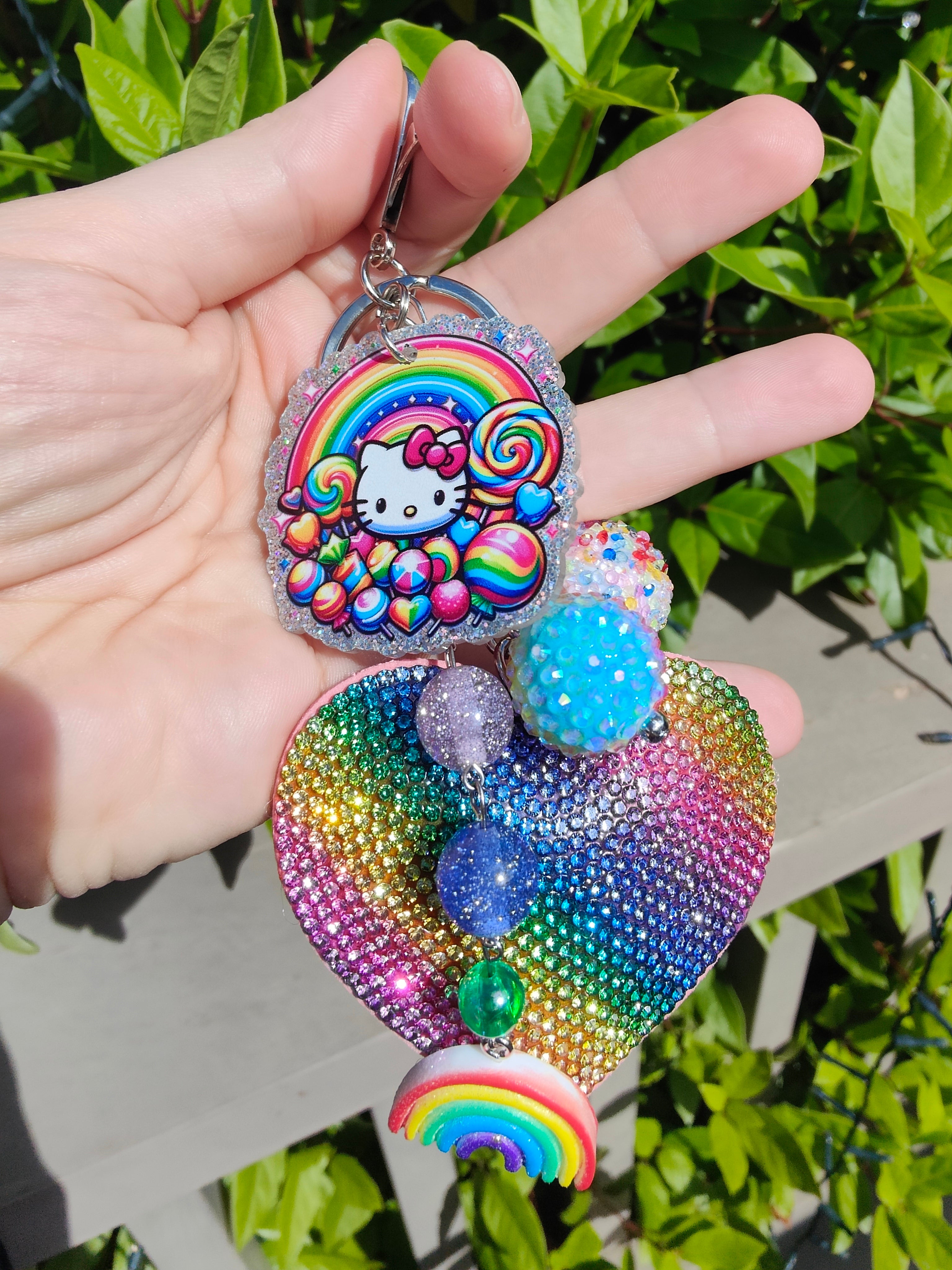 Rainbow HK Bag Charm