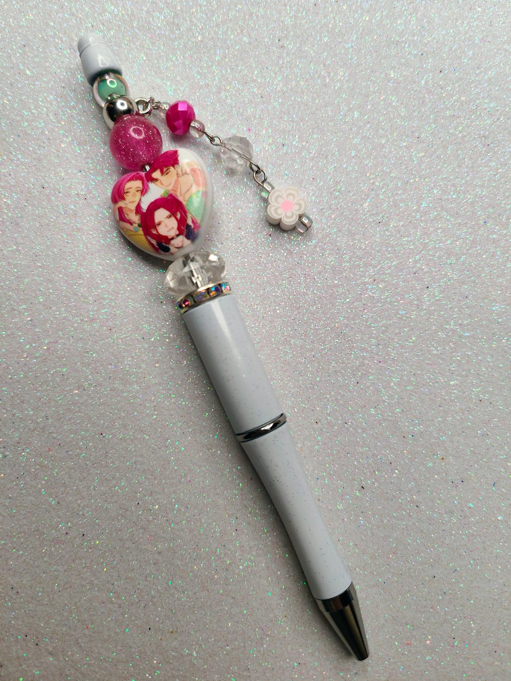 KPop Demon Hunters White Pink Pen