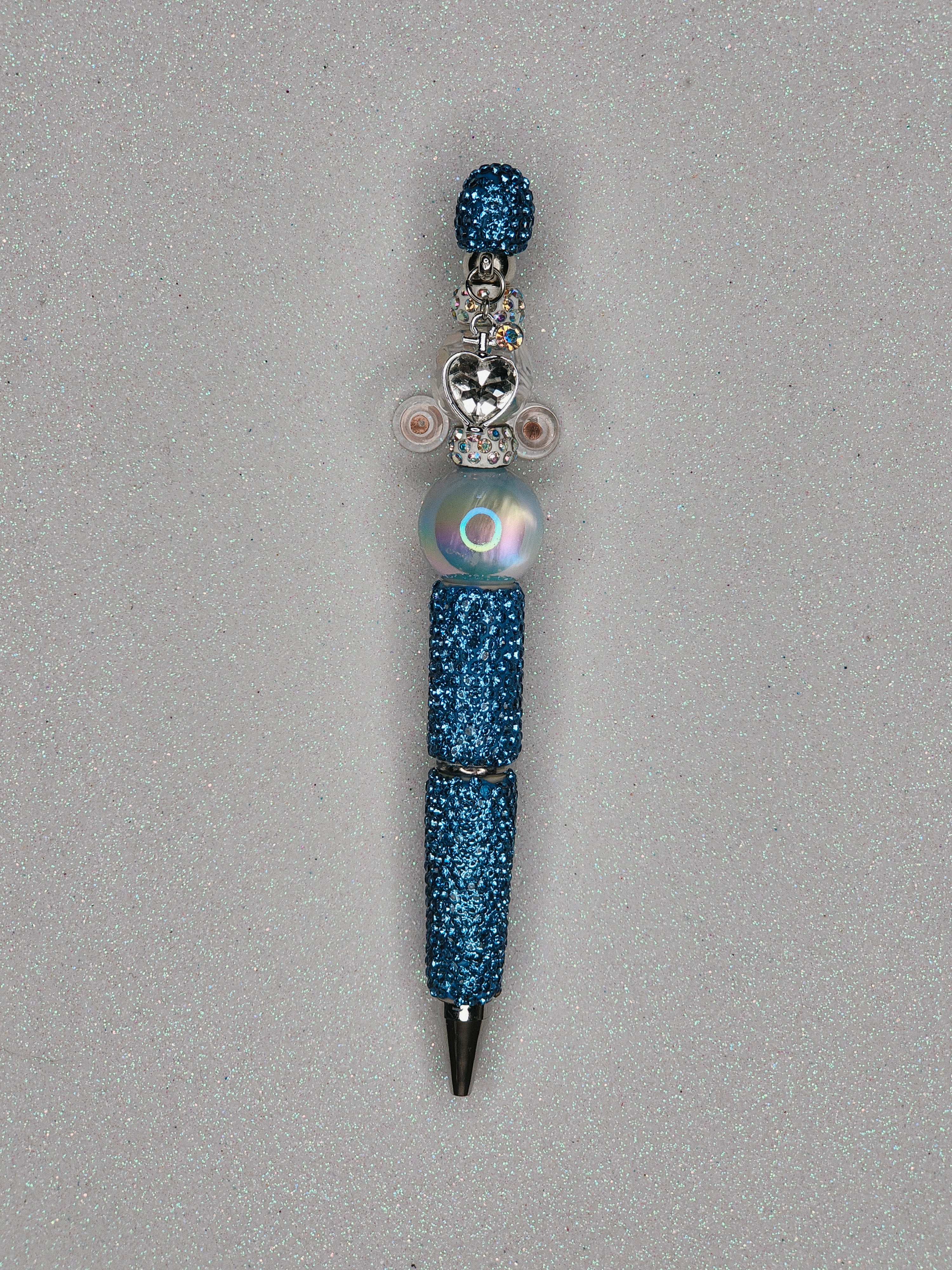 Blue Rhinestone Pen