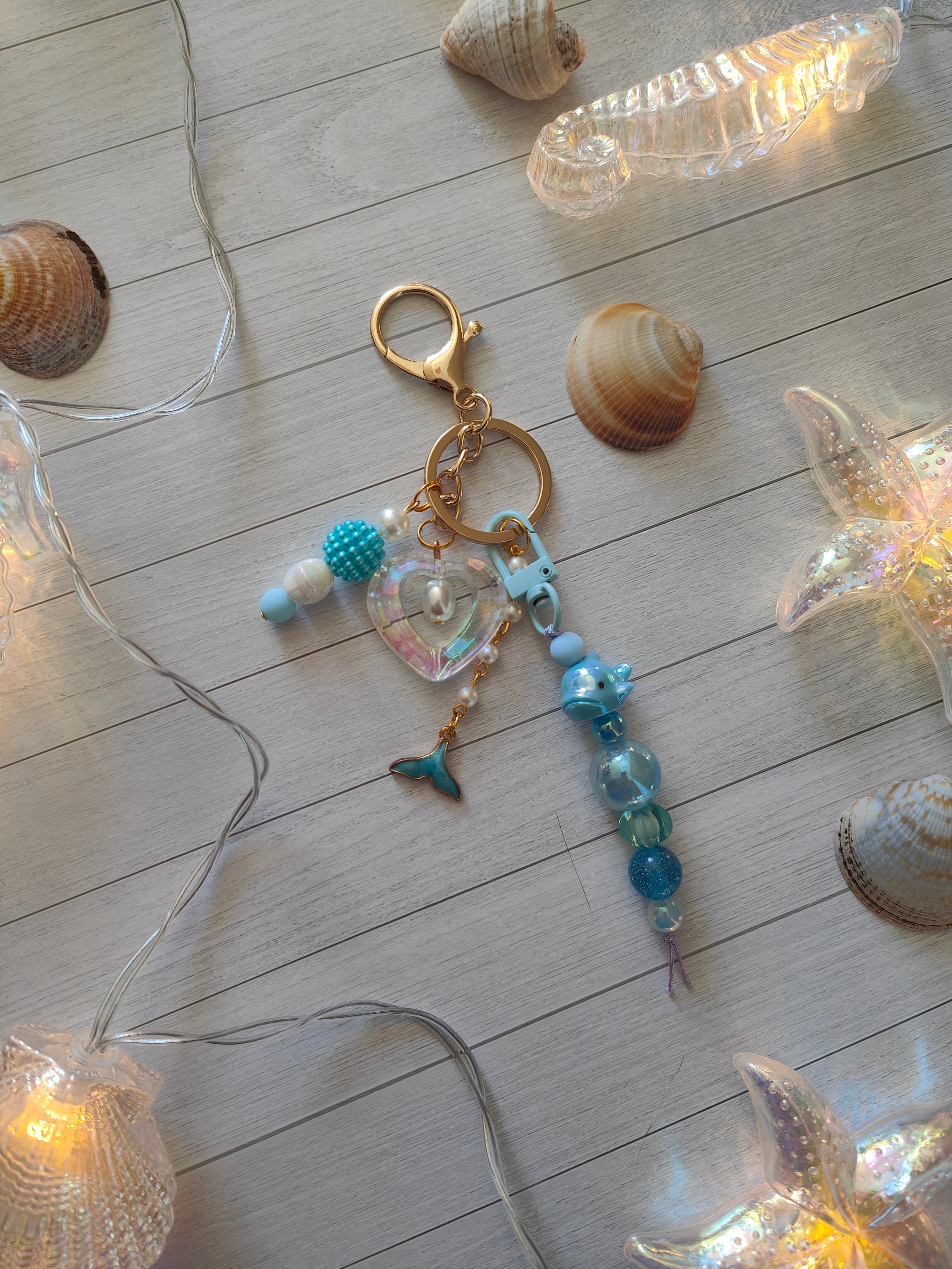 Blue Ocean Bag Charm