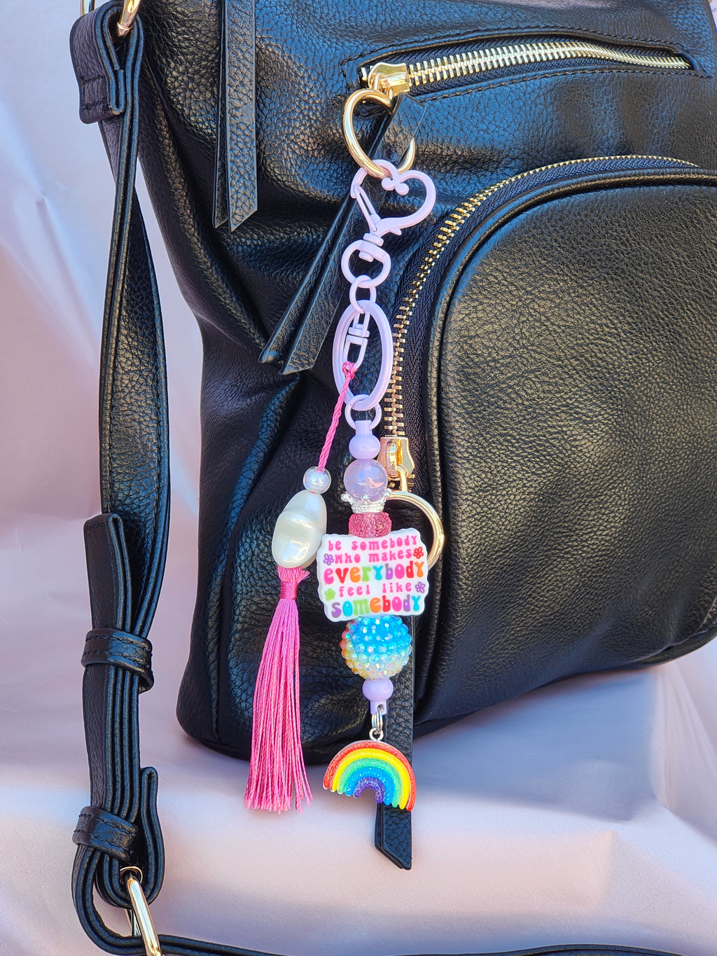 Be Somebody Bag Charm/Keychain