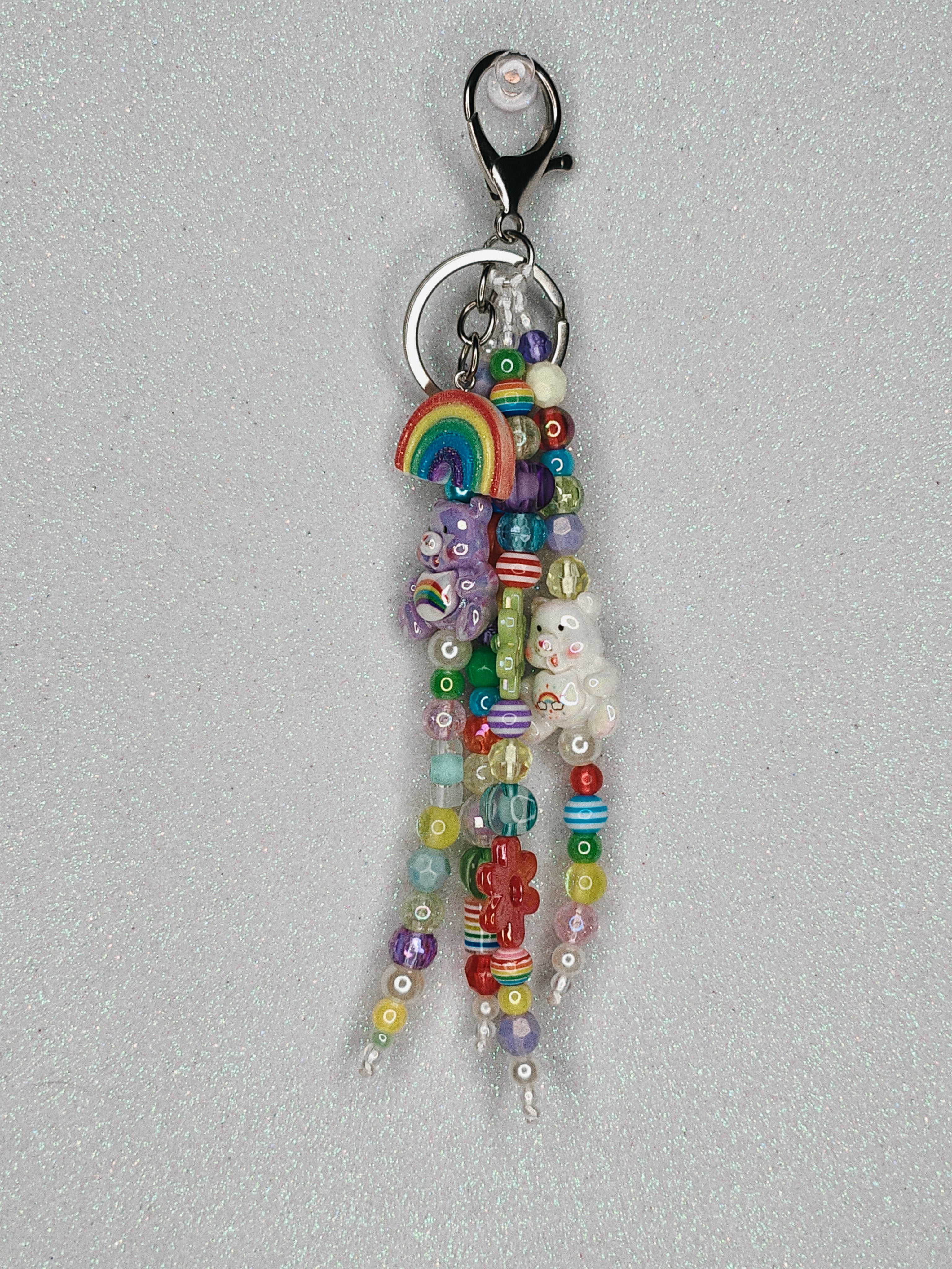 Rainbow Bag Charm/Key Chain