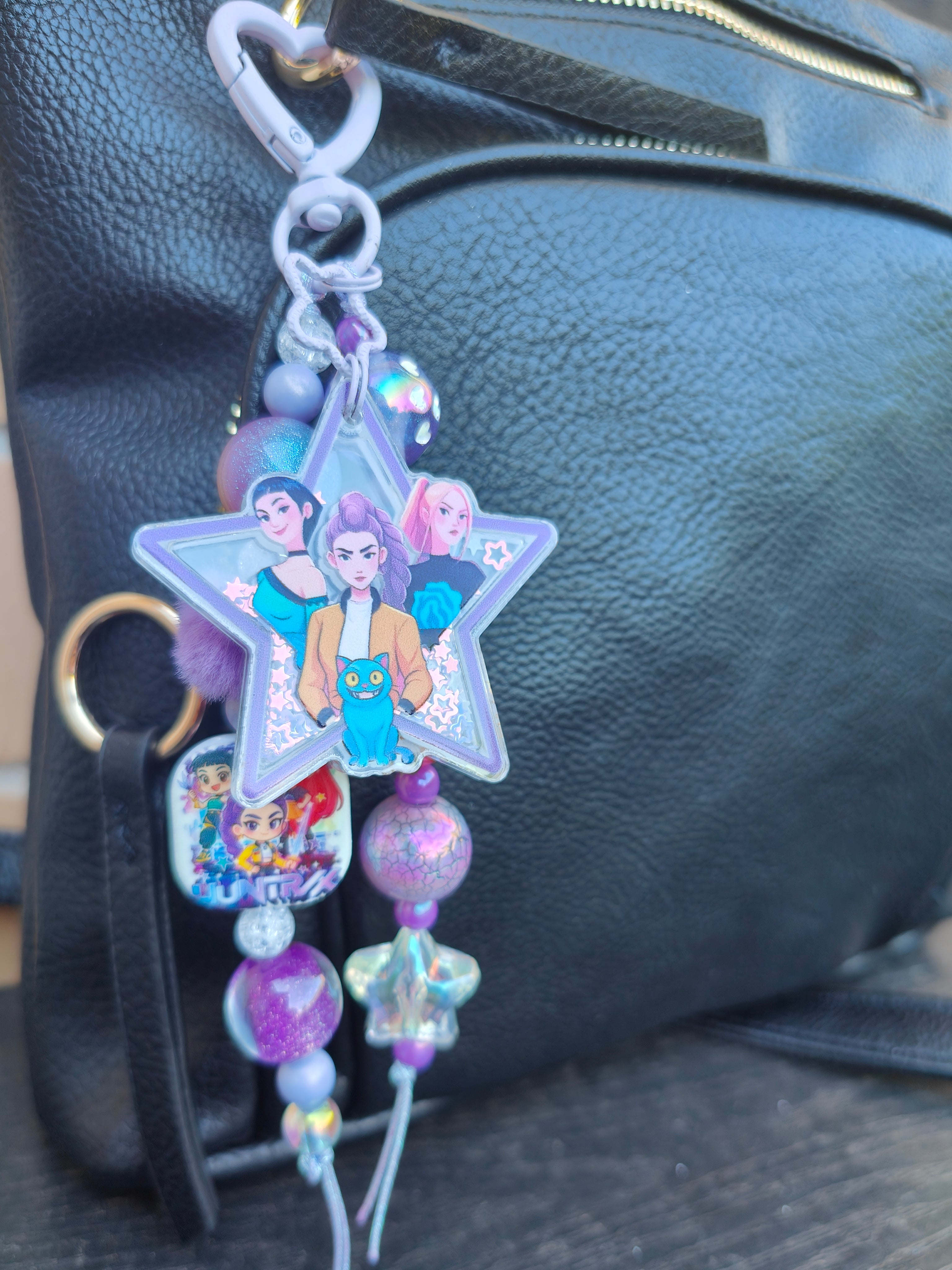 KPop Demon Hunters Star Bag Charm